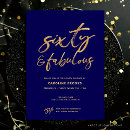 Search for sixty and fabulous invitations Chic