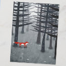 Search for woodland foxes postcards Forest