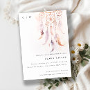 Search for dreamcatcher bridal shower invitations Watercolor