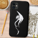 Search for tribal dragons iphone cases Black