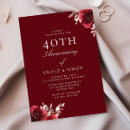 Search for wine anniversary invitations Floral