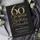 Search for surprise 60th birthday invitations Sixty