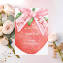 Search for berry sweet baby girl shower invitations Red