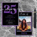 Search for black purple graduation invitations Class of 2025