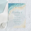 Search for coastal wedding invitations Tropical