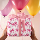 Search for pink ribbon wrapping paper Bow