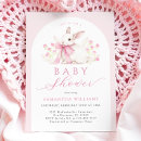 Search for pink bunny baby shower invitations Easter