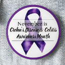 Search for crohns and colitis badges Purple