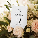 Search for monograms table cards Minimal