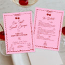 Search for cherry invitations Coquette bow