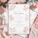 Search for damask baby girl shower invitations Pink