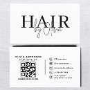 Search for address business cards Salon studio bar