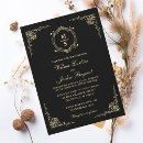 Search for monogram design invitations Classy