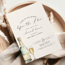 Search for bubbles and brews before the i dos Champagne
