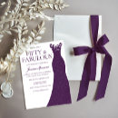 Search for purple 50th birthday invitations Elegant