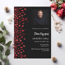 Search for red and black 18th birthday invitations Modern