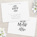 Search for couples rsvp cards Elegant