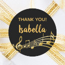 Search for thank you note stickers Black