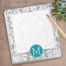 Search for teal damask pattern Girly
