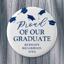 Search for blue graduation badges Senior