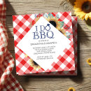 Search for backyard bbq wedding invitations Gingham