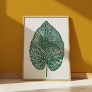 Search for green leaf art Scandinavian