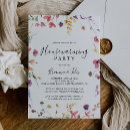 Search for floral housewarming party invitations Modern house warming
