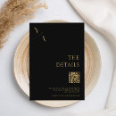 Search for black and gold reception invitations Minimal