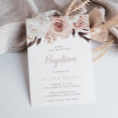 Search for dusty pink christening invitations Blush