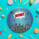 Search for cartoon birthday paper plates Superhero