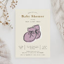 Search for booties invitations Watercolor