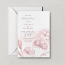 Search for blush rehearsal dinner invitations Floral