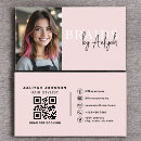 Search for hair braiding business cards Qr code
