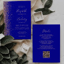 Search for royal blue gold weddings Qr code