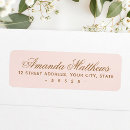 Search for chic gold return address labels Classy