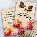 Search for afternoon tea birthday invitations Flowers