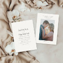 Search for double sided wedding invitations Minimal
