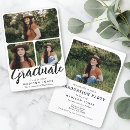 Search for white graduation invitations Photo collage