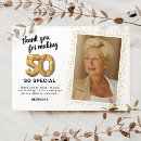Search for 50th birthday thank you cards Modern