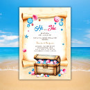 Search for beach gender reveal invitations Nautical