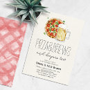 Search for pizza baby shower invitations Pizza and beer