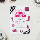 Search for cowgirl rodeo birthday invitations Party
