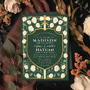 Search for fantasy wedding invitations Green