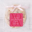 Search for valentine hugs and kisses stickers Typography