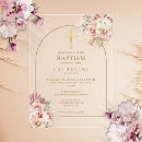 Search for pink and gold christening invitations Baptism