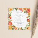 Search for red orange invitations Calligraphy