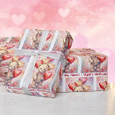 Search for teddy bear birthday wrapping paper Girl