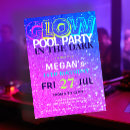 Search for neon pool party invitations Pink