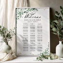Search for gold white wedding seating charts Botanical