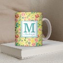 Search for colourful coffee mugs Flowers